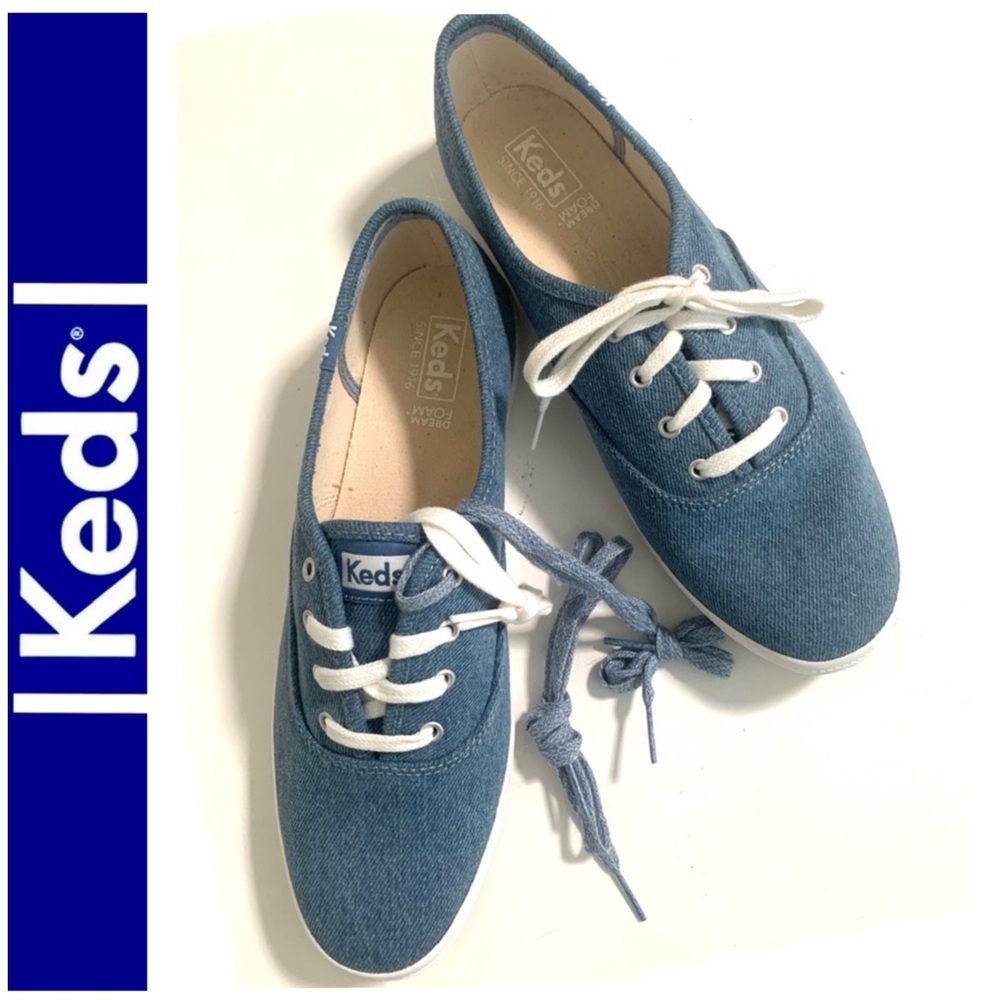 NEW Keds Champion sneakers size 9, chambray blue